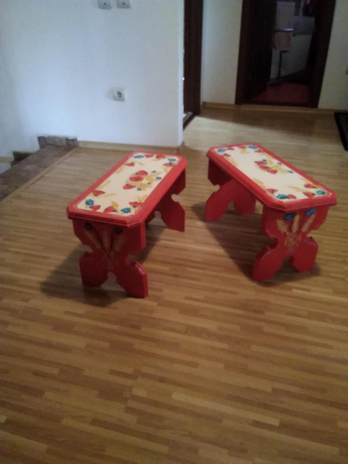 Băncuța pictată 